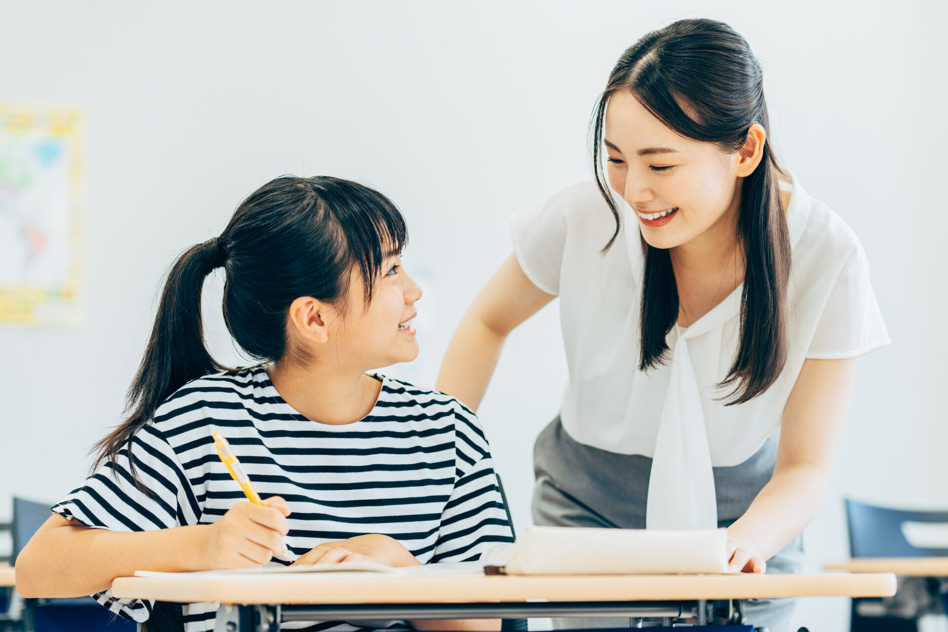 講師が入る自習室で質問解決