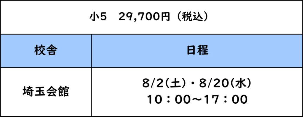 小5合宿